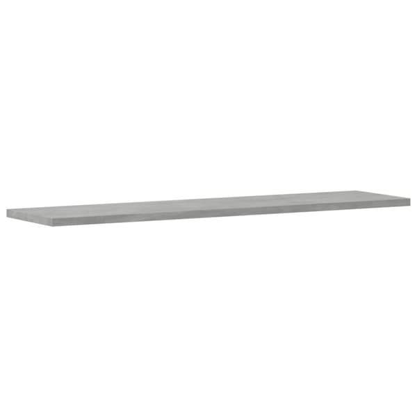 Hyllplan 4 st betonggrå 80x20x1,5 cm konstruerat trä