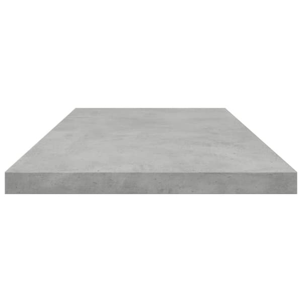 Hyllplan 4 st betonggrå 80x20x1,5 cm konstruerat trä