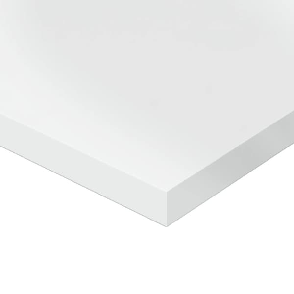 Hyllplan 4 st vit högglans 40x20x1,5 cm konstruerat trä