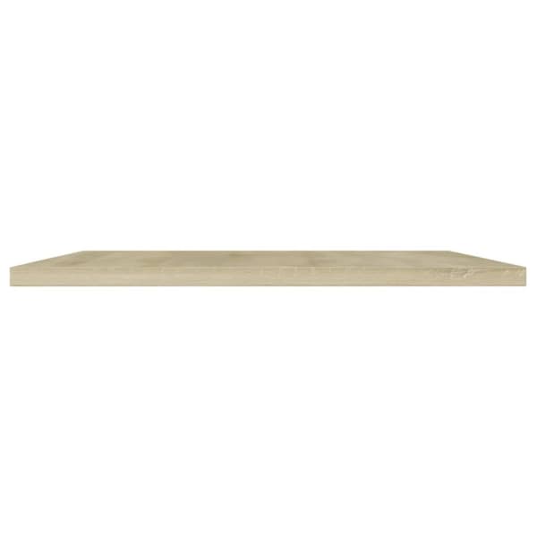 Hyllplan 4 st sonoma-ek 40x40x1,5 cm konstruerat trä