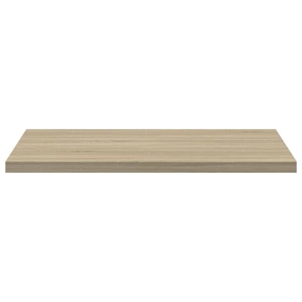 boghylder 4 stk. 40x40x1,5 cm konstrueret træ sonoma-eg