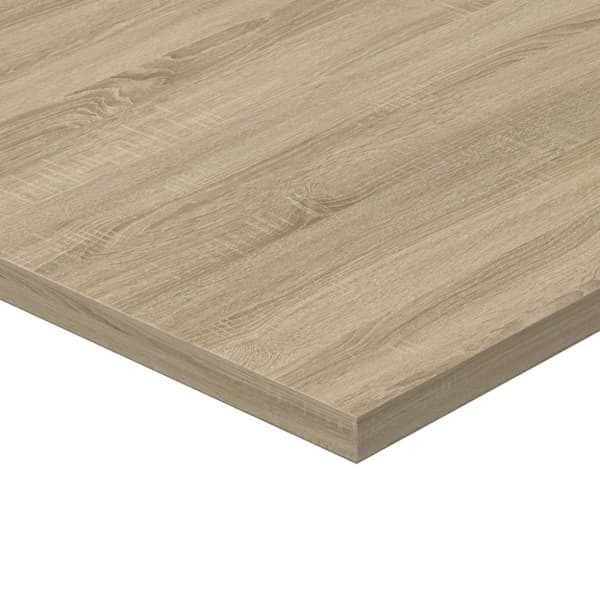 Hyllplan 4 st sonoma-ek 40x40x1,5 cm konstruerat trä