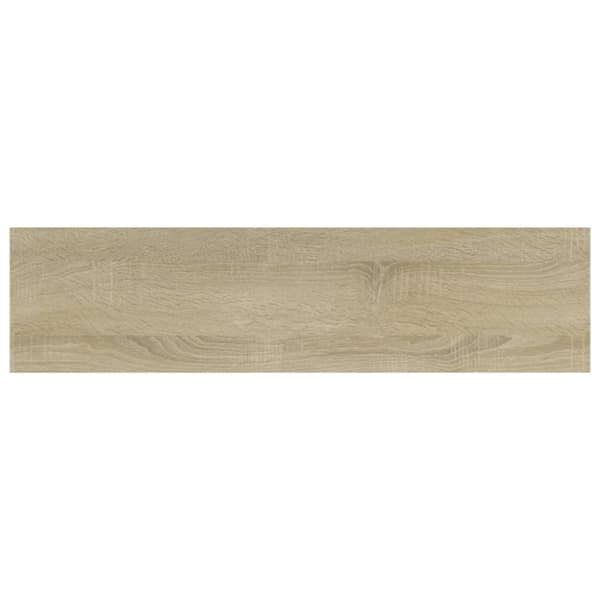 Hyllplan 4 st sonoma-ek 40x10x1,5 cm konstruerat trä