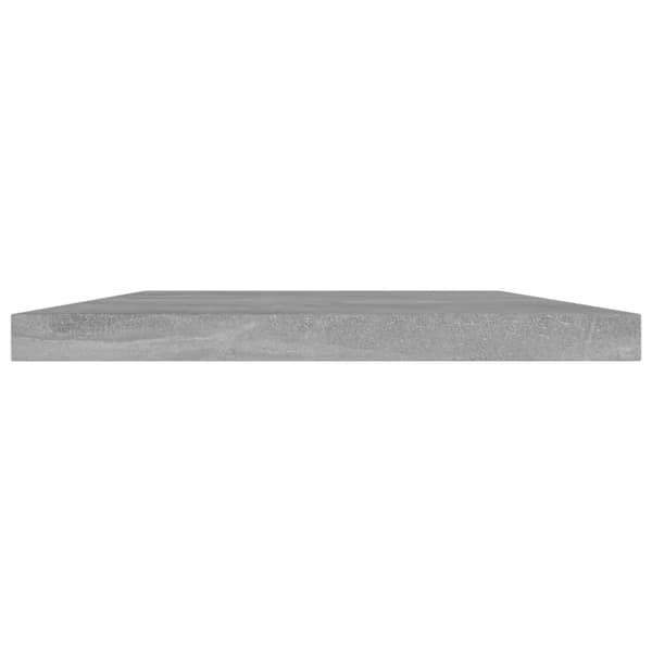 boghylder 4 stk. 40x20x1,5 cm konstrueret træ betongrå