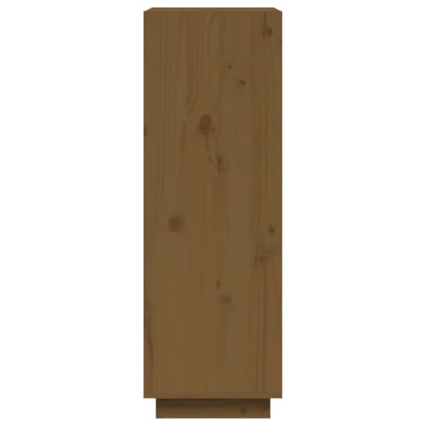 bogreol/rumdeler 60x35x103 cm fyrretræ gyldenbrun