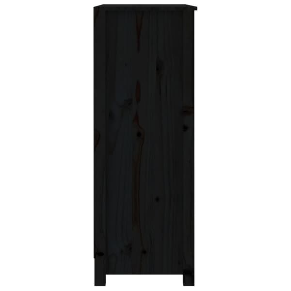 Kirjahylly musta 80x35x97 cm täysi mänty