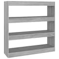 Miniatyrbillede 2 af 8: bogreol/rumdeler 100x30x103 cm grå sonoma-eg