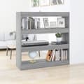 Miniatyrbillede 1 af 8: bogreol/rumdeler 100x30x103 cm grå sonoma-eg
