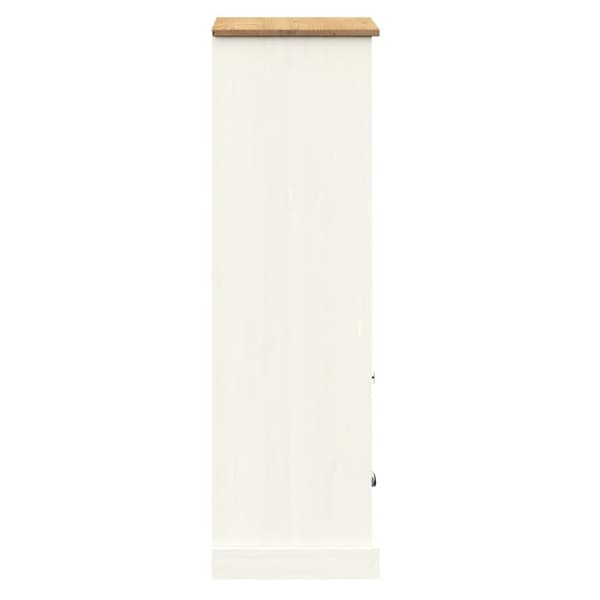 Kirjahylly VIGO valkoinen 60x35x114,5 cm täysi mänty