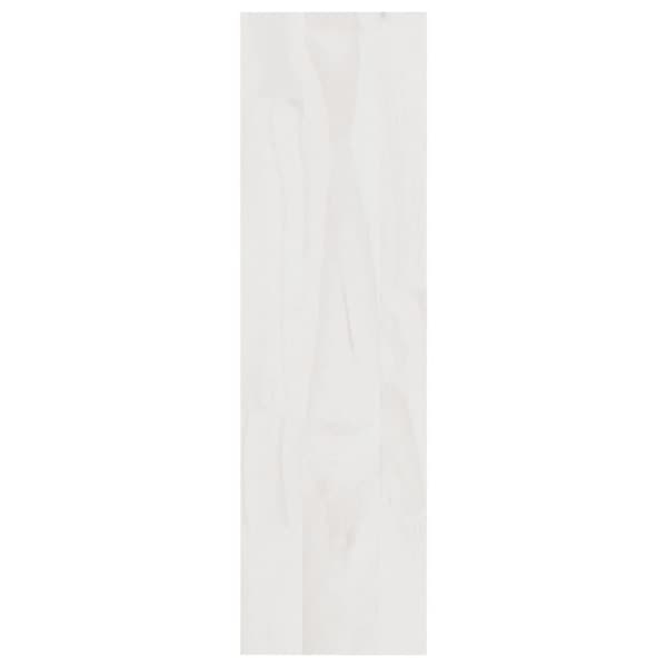bogreol/rumdeler 100x30x103 cm massivt fyrretræ hvid