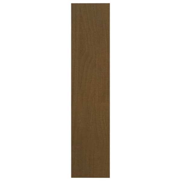 bogreol/rumdeler 100x30x135,5 cm massivt fyrretræ honningbrun