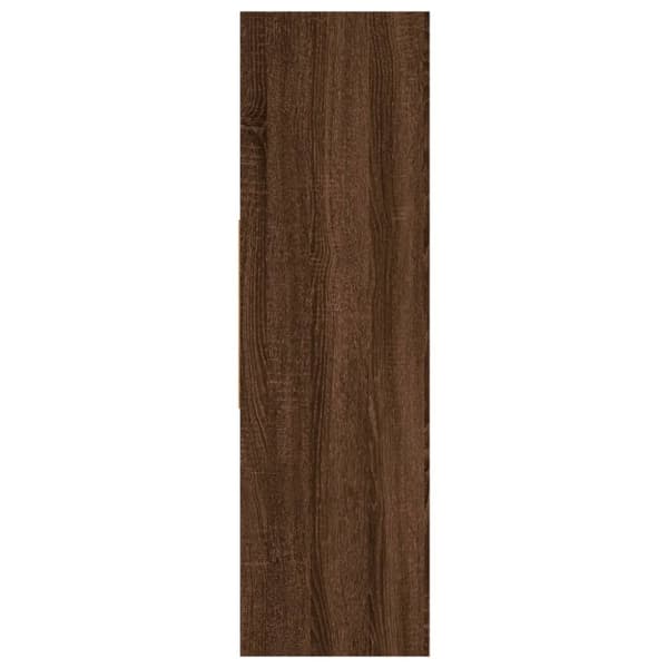 bogreol 97,5x29,5x100 cm konstrueret træ brunegetræ
