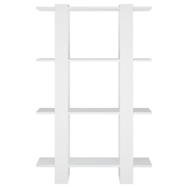 bogreol/rumdeler 80x30x123,5 cm hvid