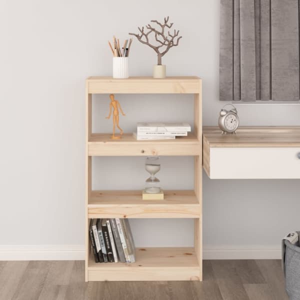 Bokhylla/Rumsavdelare 60x30x103,5 cm massiv furu