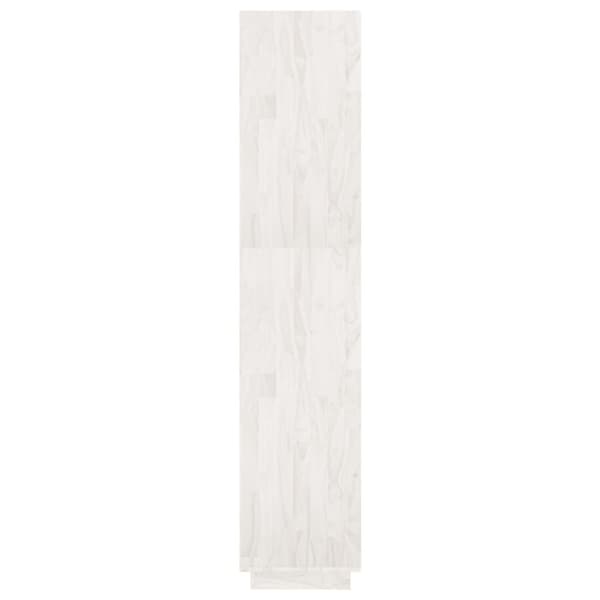 bogreol/rumdeler 60x35x167 cm massivt fyrretræ hvid