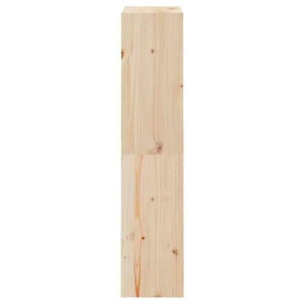 bogreol/rumdeler 60x30x135,5 cm massivt fyrretræ