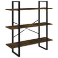 Miniatyrbillede 2 af 8: bogreol 100x30x105 cm konstrueret træ røget egetræ