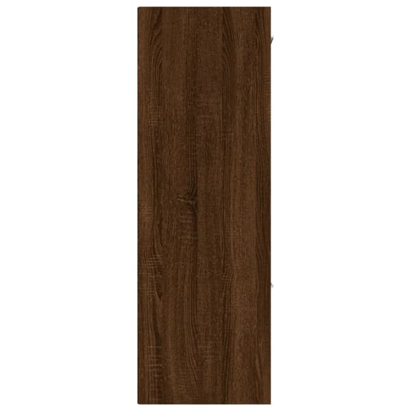 opbevaringsskab 60x29,5x90 cm brun egetræsfarve