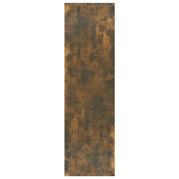 Kirjahylly/tilanjakaja savutammi 60x30x103 cm tekninen puu