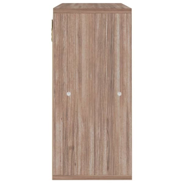 bogreol 60x27,5x59,5 cm konstrueret træ grå sonoma-eg