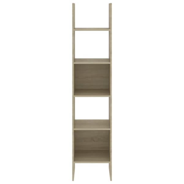 bogreol 40x35x180 cm konstrueret træ sonoma-eg