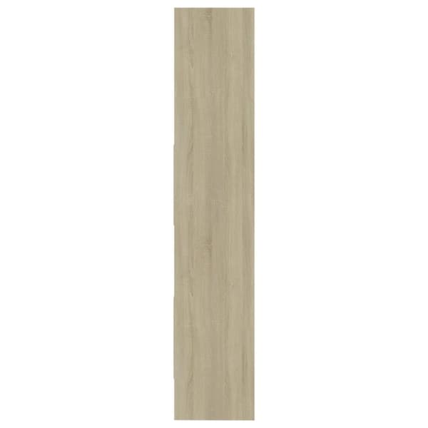 bogreol 40x35x180 cm konstrueret træ sonoma-eg