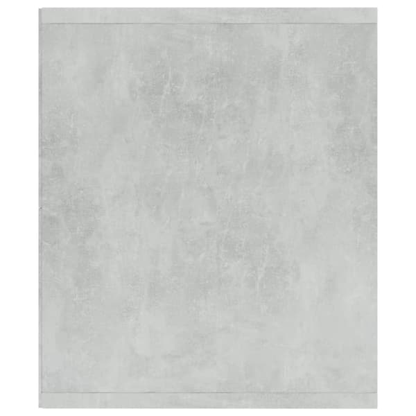 Kirjakaappi betoninharmaa 36x30x114 cm tekninen puu