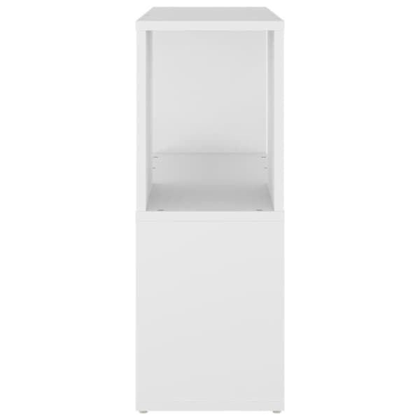 bogreol 60x24x63 cm konstrueret træ hvid