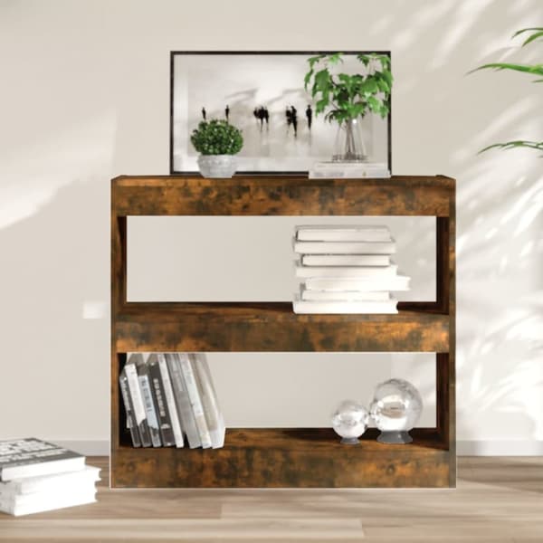 bogreol/rumdeler 80x30x72 cm sonoma-eg