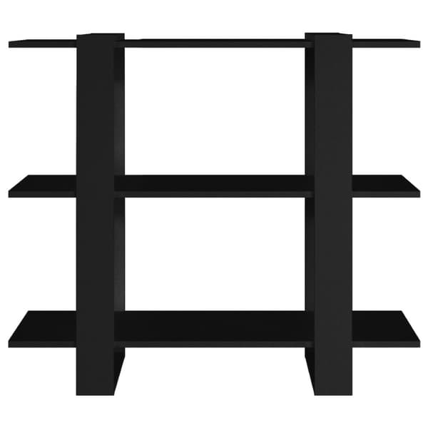 bogreol/rumdeler 100x30x87 cm sort