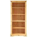 Miniatyrbillede 3 af 9: reol fem hylder Corona-serien mexicansk fyrretræ 81x40x170 cm