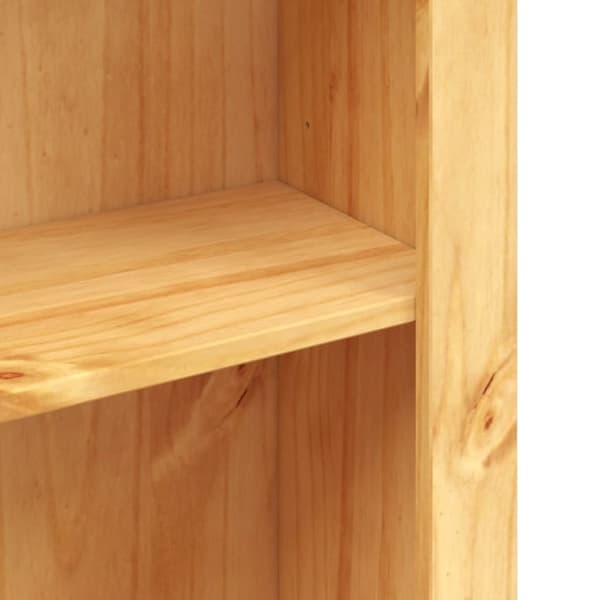 reol fem hylder Corona-serien mexicansk fyrretræ 81x40x170 cm