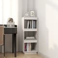Miniatyrbillede 3 af 9: bogreol/rumdeler 40x35x103 cm massivt fyrretræ hvid