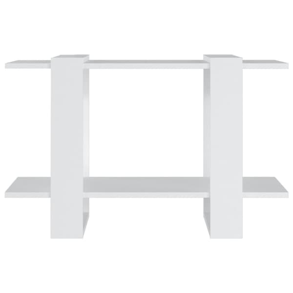 bogreol/rumdeler 80x30x51 cm hvid