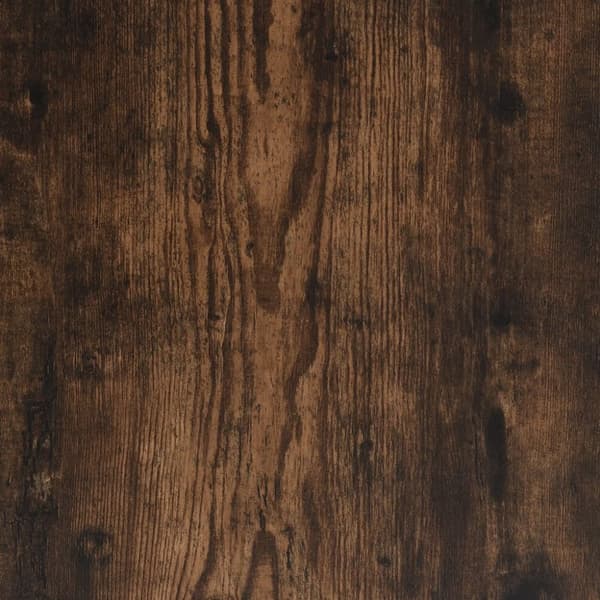 bogreol 48x25,5x140 cm konstrueret træ røget egetræsfarve
