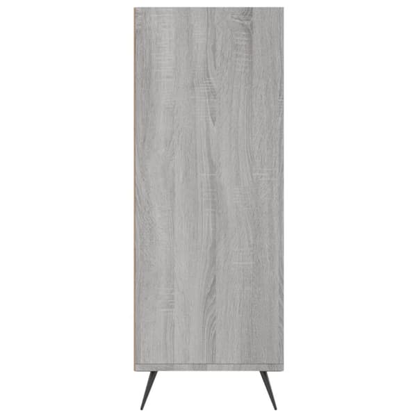 Kirjahylly harmaa Sonoma 69,5x32,5x90 cm tekninen puu