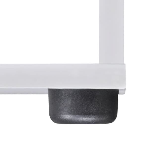 trappeformet bogreol/displayhylde 107 cm hvid