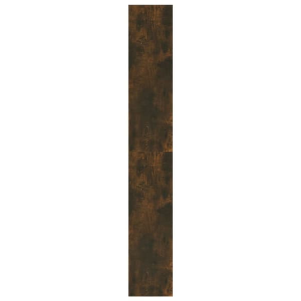 bogreol/rumdeler 80x30x198 cm konstrueret træ røget egetræ