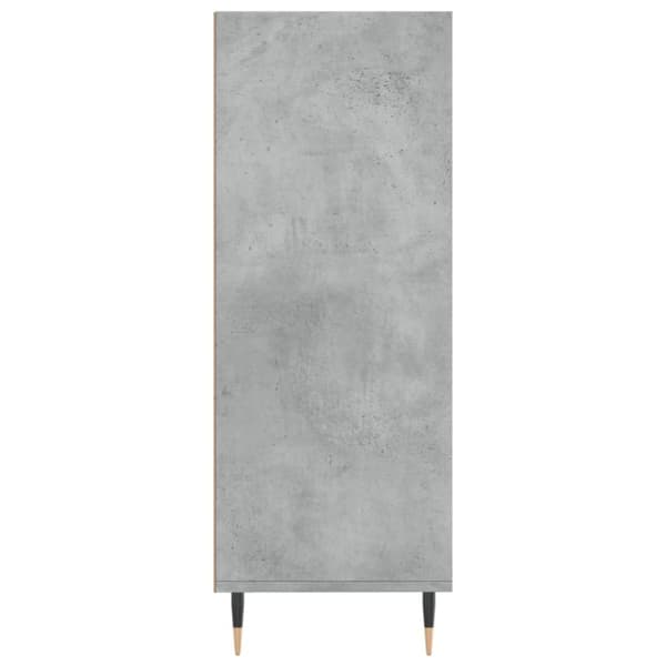 skab 69,5x32,5x90 cm konstrueret træ betongrå