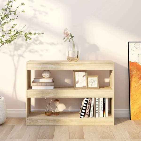 bogreol/rumdeler 100x30x72 cm sonoma-eg