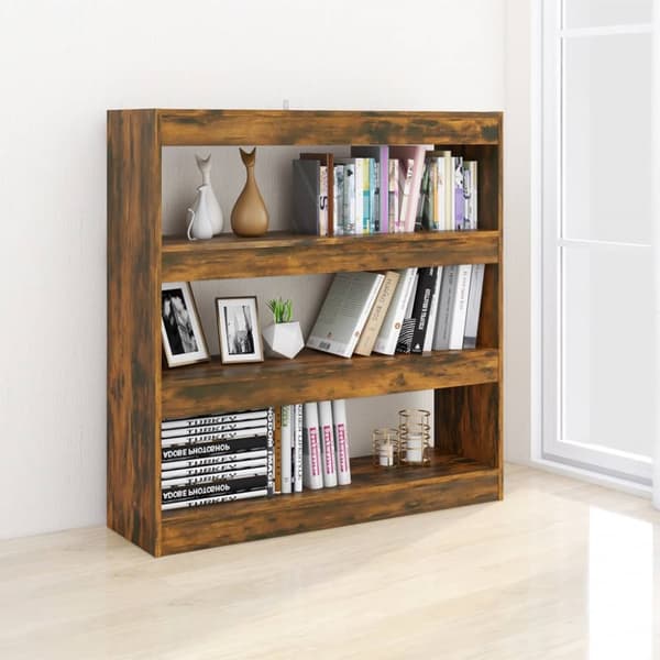 bogreol/rumdeler 100x30x103 cm sonoma-eg