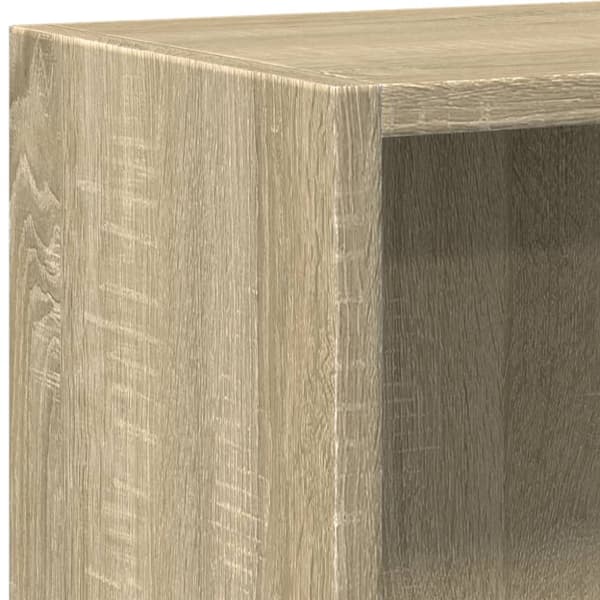 bogreol 60x24x76 cm konstrueret træ sonoma-egetræsfarvet