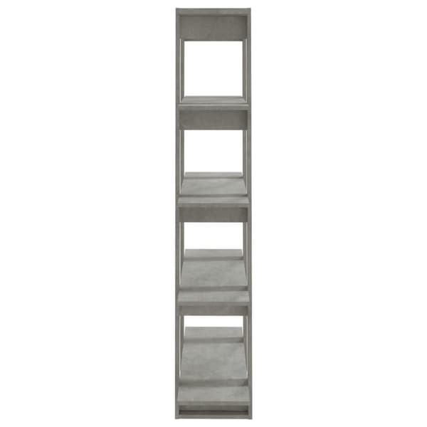 Kirjahylly/tilanjakaja betoninharmaa 100x30x160 cm