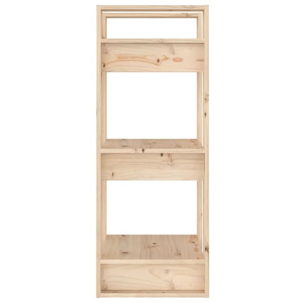 bogreol/rumdeler 41x35x91 cm massivt fyrretræ