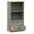 Pikkukuva 5 / 10: Kirjahylly VIGO harmaa 60x35x114,5 cm täysi mänty