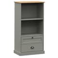 Pikkukuva 2 / 10: Kirjahylly VIGO harmaa 60x35x114,5 cm täysi mänty