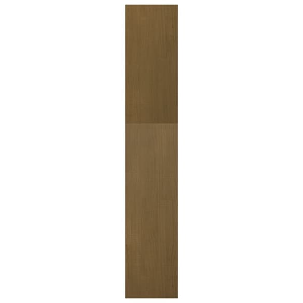 bogreol/rumdeler 40x30x167,5 cm massivt fyrretræ gyldenbrun