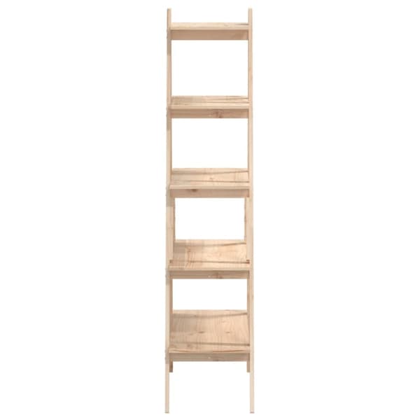 Hylly 5 kerrosta A-muoto 110x40x180,5 cm täysi tammi