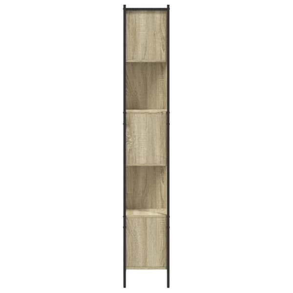 bogreol 102x28x172 cm konstrueret træ sonoma-eg