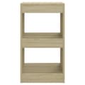 Miniatyrbillede 3 af 8: bogreol/rumdeler 40x30x72 cm sonoma-eg